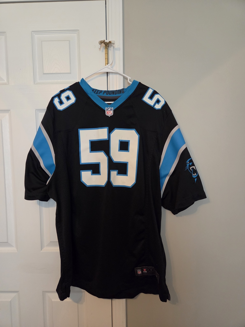 Collectible Carolina Panthers #59 Luke Keuchly NFL Jersey